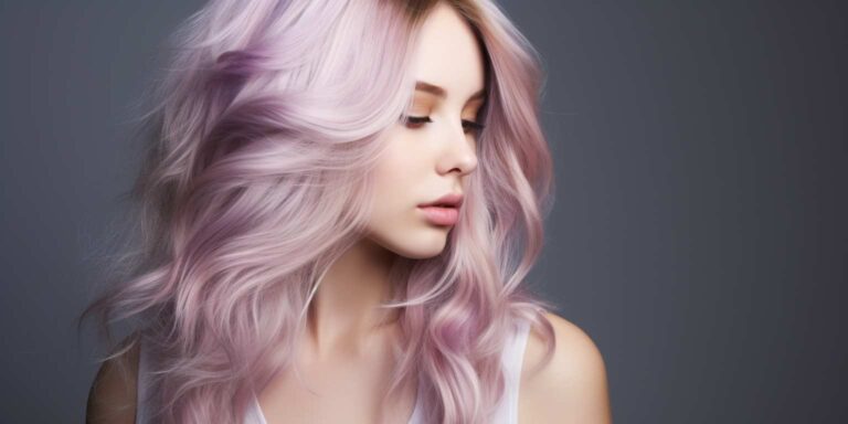 Keeping blonde hair bright with purple shampoo